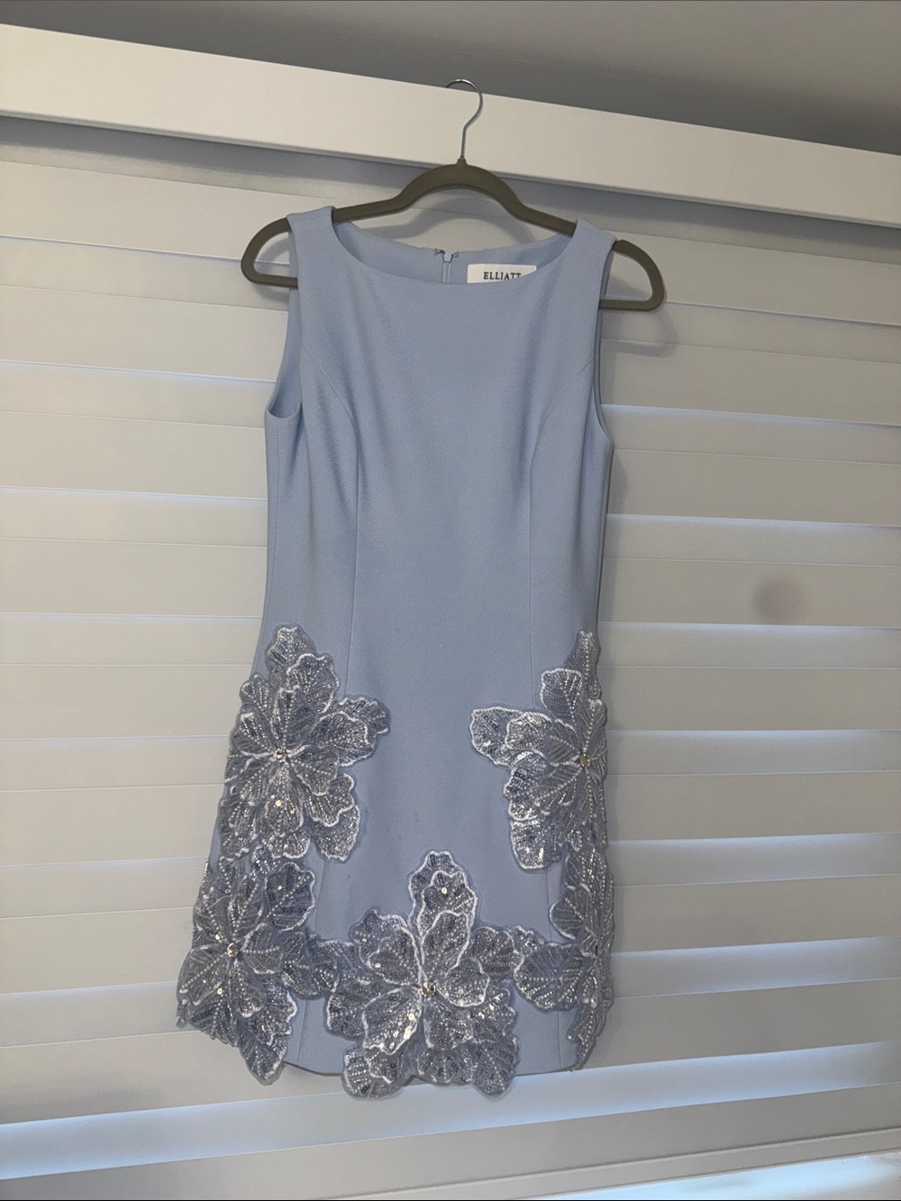 Elliatt Skye Mini Dress in Baby Blue